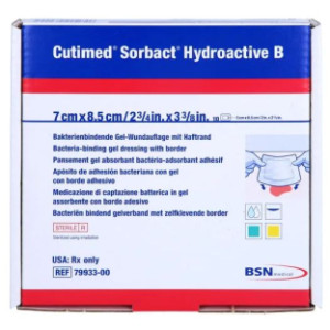 CUTIMED Sorbact Hydroactive B Gel-V.7x8,5 cm haft.